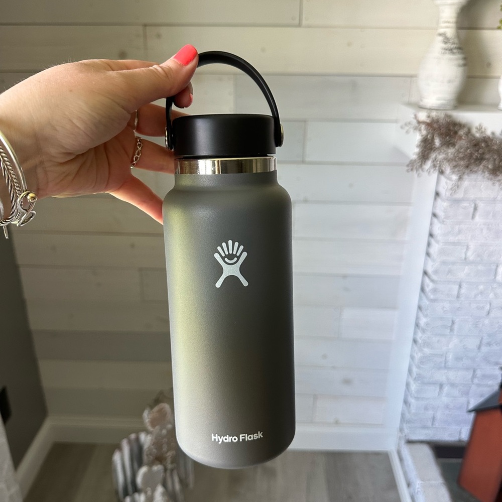 Hydro Flask Gray Water Bottle